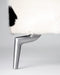 Stefano metal furniture legs on long ottoman