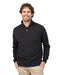 Native World Charcoal Unisex Half Zip Merino Sweater - NB336