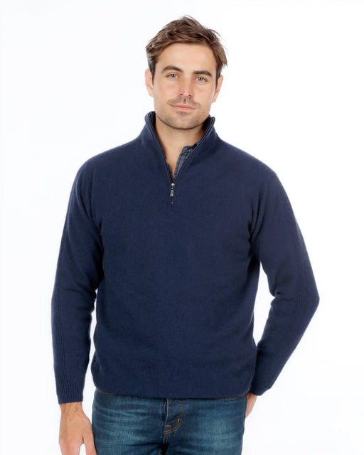 Men's possum merino wool sweater Twilight - NB336