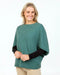 Mist green womens poncho tunic NB868