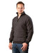 Young Men's Textured Half Zip Wool Sweater - NE338