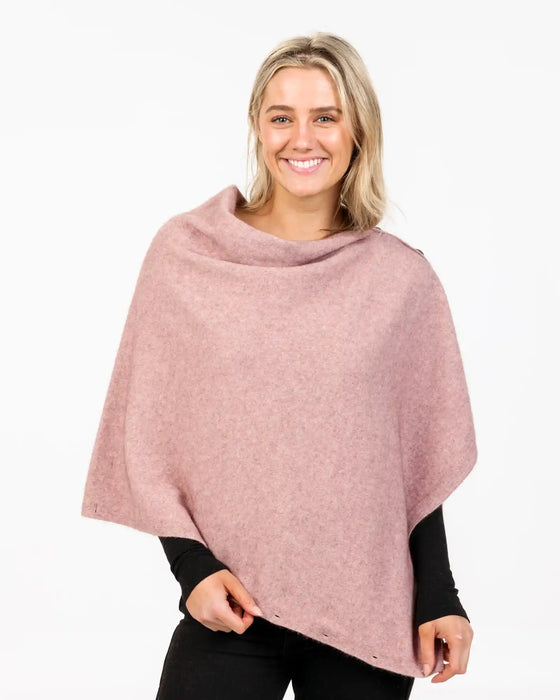 Lily pink possum merino anyway wrap NE557