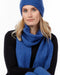 NX102 Cornflower Blue possum merino scarf