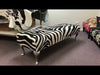 Video of zebra ottoman by Gorgeous Creatures